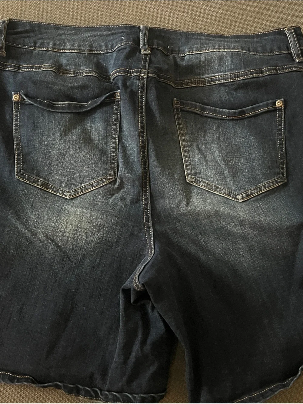 Dark Wash Denim Shorts